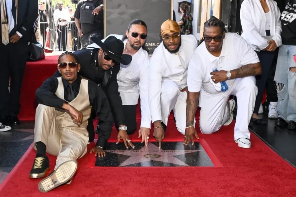 Bone Thugs N Harmony Receive Hollywood Walk Of Fame Star