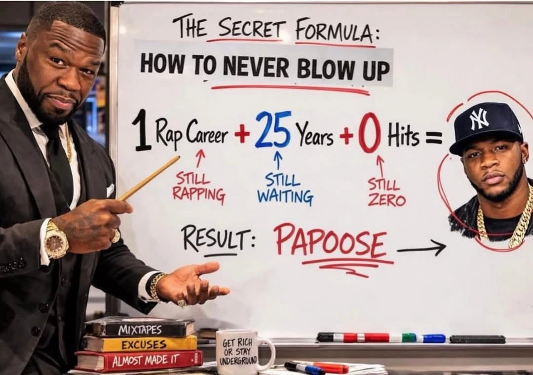 50 Cent Posts Secret Formula Meme Aimed At Papoose Sparking Debate About Hits And Hip Hop Success [WATCH]
