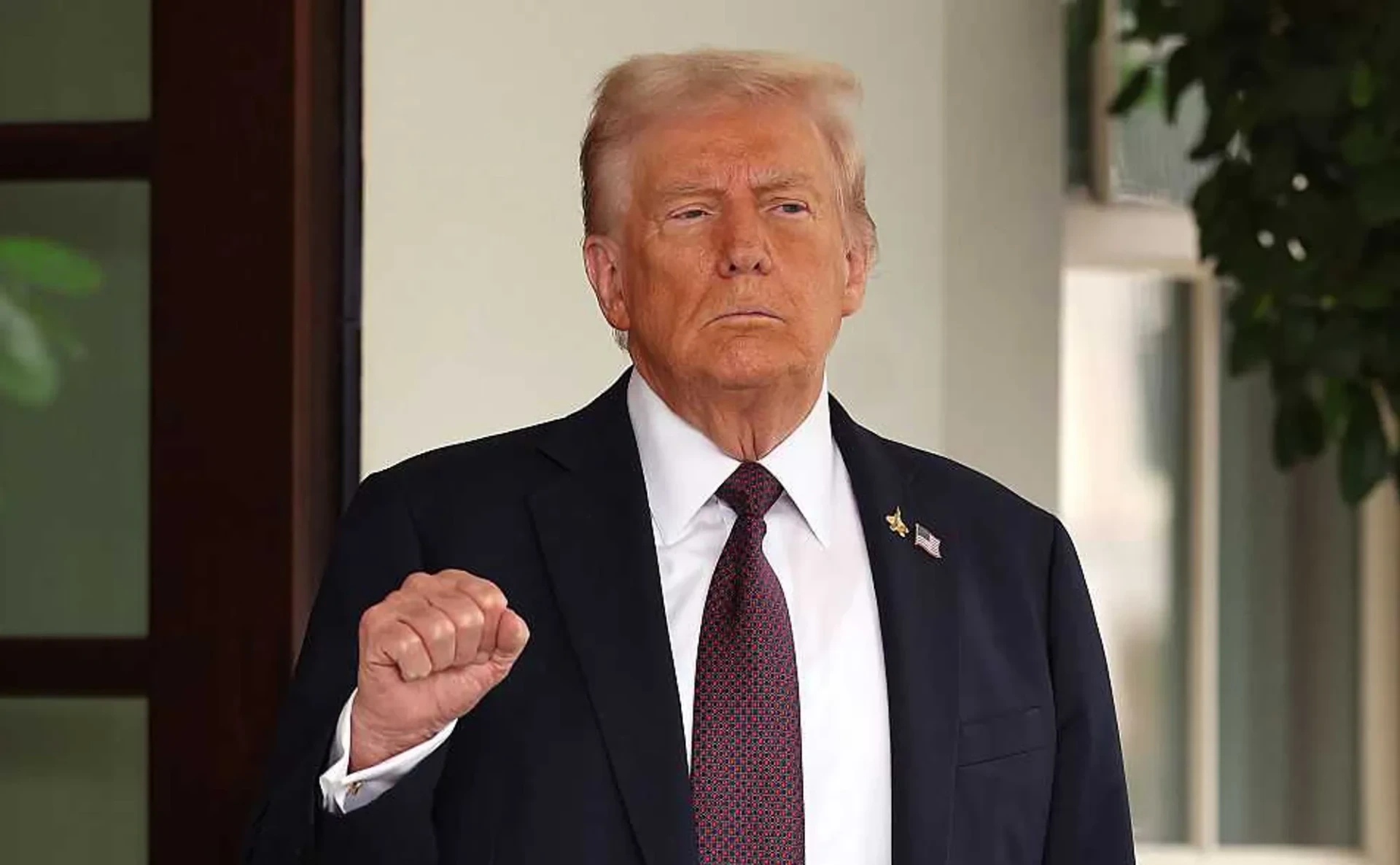 Trump July 4th Speech Interrupted By Massive DC Storm